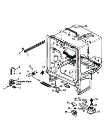 Tub Parts parts for Caloric Dishwasher DCS550L/P1194802W from AppliancePartsPros.com
