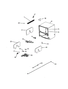Cabinet Assembly parts for Dcs Dishwasher DD124 from AppliancePartsPros.com