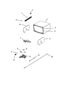 Cabinet parts for  Dishwasher DD124P-88456A from AppliancePartsPros.com