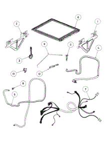 Lid / Link Assy parts for  Dishwasher DD24DCB6-88531A from AppliancePartsPros.com