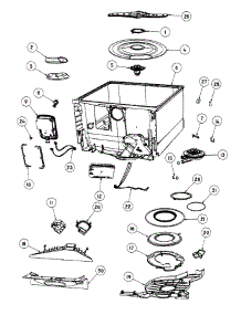 Tub Parts parts for  Dishwasher DD24DCB6V2-88609-A from AppliancePartsPros.com