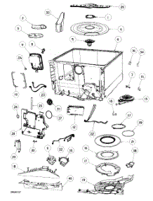 Tubs Asy parts for  Dishwasher DD24DCHTX6V2-88606-A from AppliancePartsPros.com