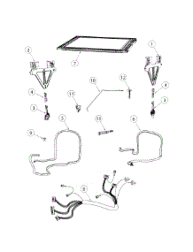 Lid & Link parts for  Dishwasher DD24DCHTX7-88638-A from AppliancePartsPros.com