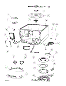 Tubs Asy parts for  Dishwasher DD24DCTB6V2-88559-A from AppliancePartsPros.com
