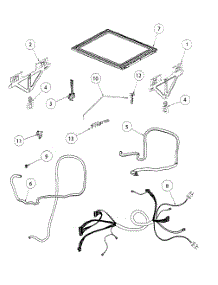 Lid / Link Assy parts for  Dishwasher DD24DCTW6-88514A from AppliancePartsPros.com