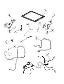 Lid / Link Assy parts for  Dishwasher DD24DCTW6V2-88563-A from AppliancePartsPros.com