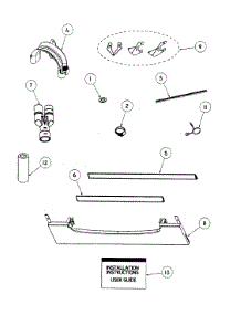 Installations parts for  Dishwasher DD24DCTW6V2-88563-A from AppliancePartsPros.com