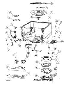 Tubs Assy parts for  Dishwasher DD24DCTX6-88511A from AppliancePartsPros.com