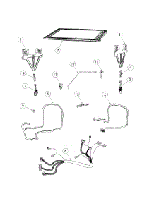 Lid & Link Asy parts for  Dishwasher DD24DCTX7-88626-A from AppliancePartsPros.com