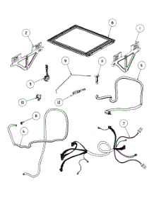 Lid / Link Assy parts for  Dishwasher DD24DCW6-88526A from AppliancePartsPros.com