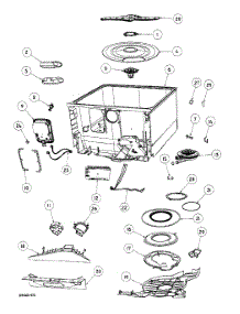 Tubs Asy parts for  Dishwasher DD24DCW6V2-88604-A from AppliancePartsPros.com