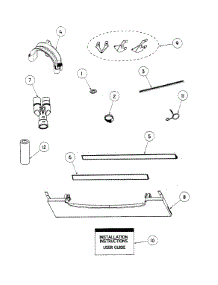 Installation parts for  Dishwasher DD24DCW6V2-88604-A from AppliancePartsPros.com