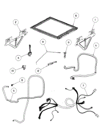 Lid / Link Assy parts for  Dishwasher DD24DCX6-88527A from AppliancePartsPros.com