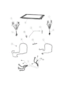 Lid & Link parts for  Dishwasher DD24DCX7-84690-B from AppliancePartsPros.com