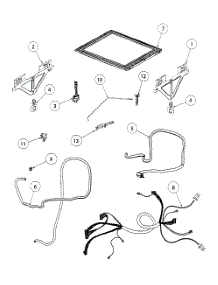 Lid / Link Assy parts for  Dishwasher DD24DDFTX6-88502A from AppliancePartsPros.com