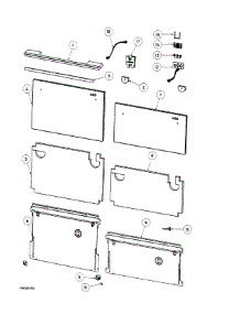Front Panel parts for  Dishwasher DD24DDFTX6V2-88555A from AppliancePartsPros.com