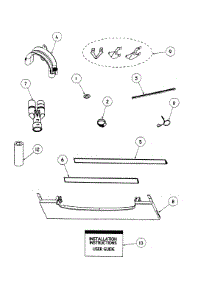 Installation Parts parts for  Dishwasher DD24DDFTX6V2-88555A from AppliancePartsPros.com