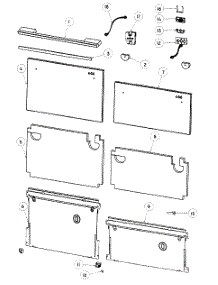 Front Assy parts for  Dishwasher DD24DDFX6-88532A from AppliancePartsPros.com