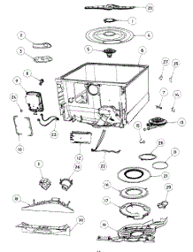 Tubs Assy parts for  Dishwasher DD24DDFX6-88532A from AppliancePartsPros.com
