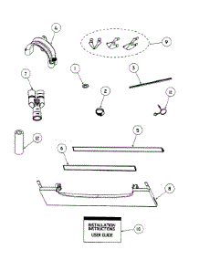 Installation Parts parts for  Dishwasher DD24DDFX6V2-88610A from AppliancePartsPros.com