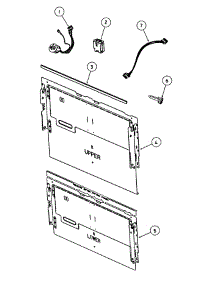 Front Panel parts for  Dishwasher DD24DI6V2-88607-A from AppliancePartsPros.com