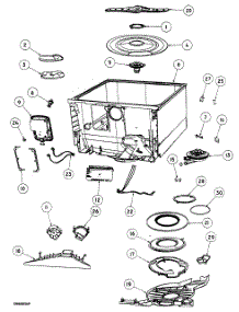 Tubs Assy parts for  Dishwasher DD24SCB6-88524A from AppliancePartsPros.com