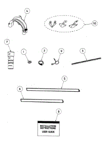 Inst Parts parts for  Dishwasher DD24SCB6V2-88602-A from AppliancePartsPros.com
