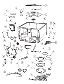 Tub Assy parts for  Dishwasher DD24SCHTX6V2-88566-A from AppliancePartsPros.com