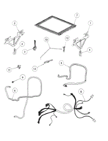 Lid / Link Assy parts for  Dishwasher DD24SCTW6-88515A from AppliancePartsPros.com
