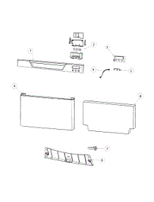 Front Assy parts for  Dishwasher DD24SCTX6-88512A from AppliancePartsPros.com