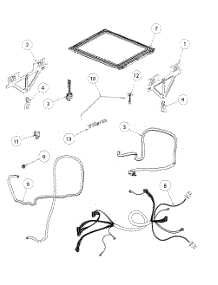Lid / Link Assy parts for  Dishwasher DD24SCTX6-88512A from AppliancePartsPros.com
