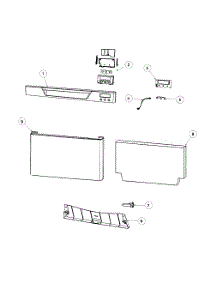 Controls parts for  Dishwasher DD24SCW6-88519A from AppliancePartsPros.com