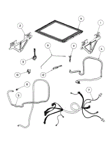 Lid / Link Assy parts for  Dishwasher DD24SCW6-88519A from AppliancePartsPros.com