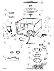 Tub Assy parts for  Dishwasher DD24SCW6-88519A from AppliancePartsPros.com