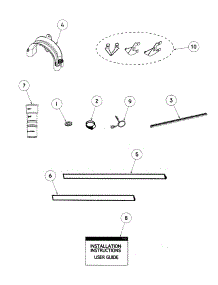 Installation parts for  Dishwasher DD24SCW6-88519A from AppliancePartsPros.com