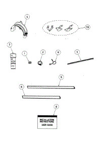 Installation Parts parts for  Dishwasher DD24SCW6V2-88564A from AppliancePartsPros.com