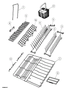 Baskets / Racks parts for  Dishwasher DD24SCX6-88520A from AppliancePartsPros.com