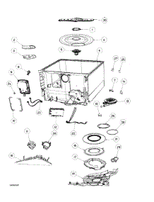 Tub Assy parts for  Dishwasher DD24SCX6V2-88565A from AppliancePartsPros.com