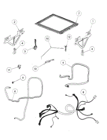 Lid / Link Assy parts for  Dishwasher DD24SDFTX6-88503A from AppliancePartsPros.com