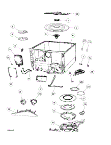 Tub Assy parts for  Dishwasher DD24SDFTX6V2-88556A from AppliancePartsPros.com