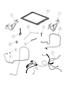 Lid / Link Assy parts for  Dishwasher DD24SDFX6-88525A from AppliancePartsPros.com