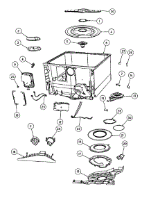 Tub Assembly parts for  Dishwasher DD24SDFX6V2-88603-A from AppliancePartsPros.com