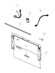 Front Assy parts for  Dishwasher DD24SHTI6-88523A from AppliancePartsPros.com