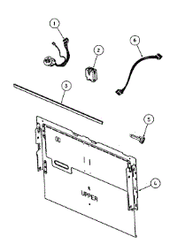 Front Panel parts for  Dishwasher DD24SHTI6V2-88601-A from AppliancePartsPros.com