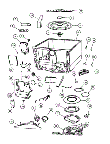 Tub Assembly parts for  Dishwasher DD24SHTI6V2-88601-A from AppliancePartsPros.com