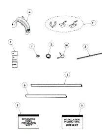 Installation parts for  Dishwasher DD24SI6-88522A from AppliancePartsPros.com