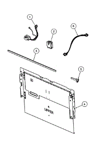 Front Panel parts for  Dishwasher DD24STI6V2-88558-A from AppliancePartsPros.com