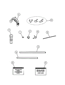 Installation Parts parts for  Dishwasher DD24STI6V2-88558-A from AppliancePartsPros.com