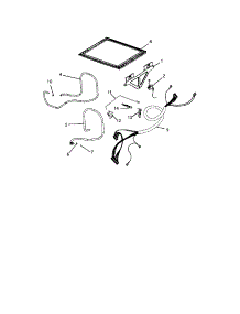 Lid And Link Assembly parts for  Dishwasher DD603B from AppliancePartsPros.com