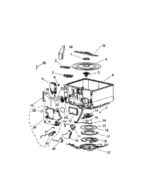 Tubs & Components parts for  Dishwasher DD603H-88443 from AppliancePartsPros.com